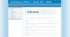 Desktop Screenshot of akors-usa.com